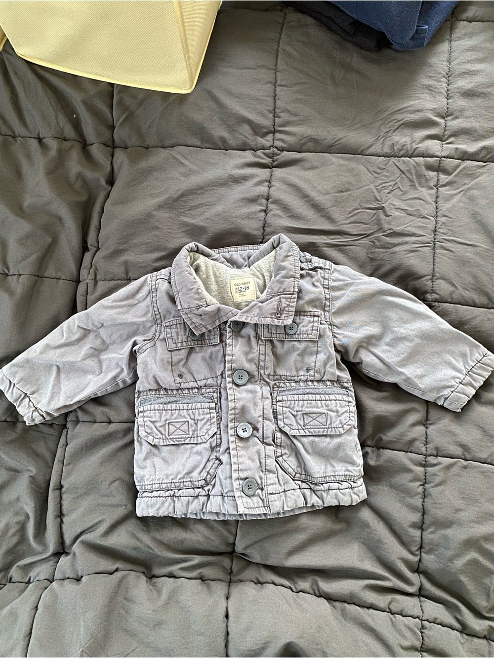 Old Navy Toddler Gray Utility Jacket